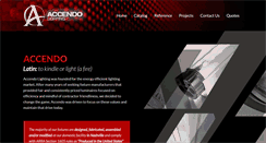 Desktop Screenshot of accendolighting.com